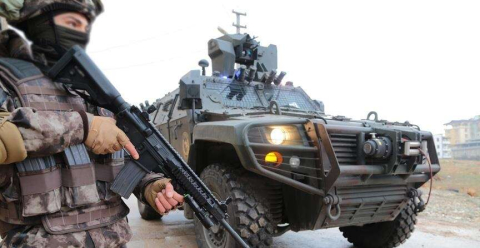 Teröristlerin sınır ötesinden taciz ateşlerine anında karşılık