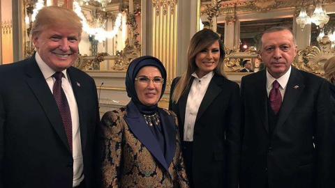 Erdoğan, Trump ile görüştü