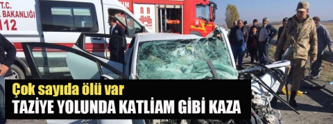Taziye yolunda facia! Çok sayıda ölü var