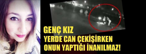Vicdansız sürücünün çarptığı genç kızın feci ölümü kamerada