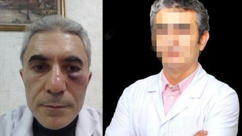 İki doktor yumruk yumruğa birbirine girdi!