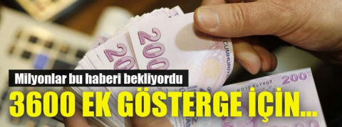 3600 ek gösterge için kritik tarih belli oldu