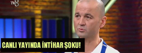 MasterChef'ten diskalifiye edilen Murat Özdemir, canlı yayında bileğini ve parmaklarını kesti