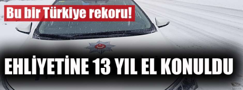 Trafikte bunu yaptı, rekor ceza geldi! Ehliyetine 13 yıl el konuldu