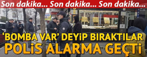 Soyguncuların bıraktığı paket alarma geçirdi!