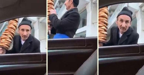 Simitçinin elinde kalan bütün simitleri alan o iş adamı konuştu