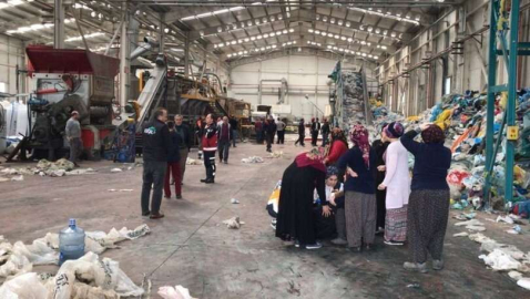 Çarkların arasına düşen işçinin feci ölümü