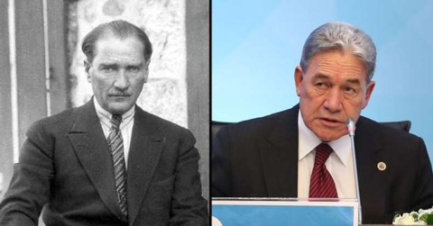 Yeni Zelanda Dışişleri Bakanı Winston Peters'tan Atatürk mesajı
