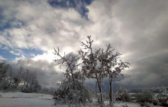 Eskişehir'den kar manzaraları