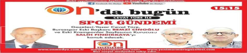 CEVAT TÜRE İLE SPOR GÜNDEMİ - 29 TEMMUZ 2020
