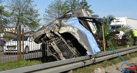 Trabzon'da feci kaza! 1 ölü, 4 yaralı