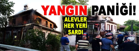 Bursa'da yangın paniği