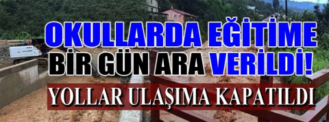 Selin vurduğu okullarda eğitime bir gün ara