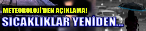 Meteoroloji'den açıklama!