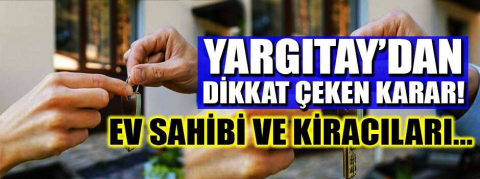 Yargıtay’dan dikkat çeken karar