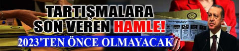 Tartışmalara son veren hamle
