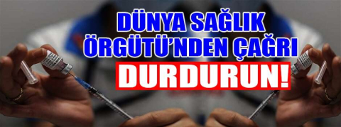 Dünya Sağlık Örgütü'nden çağrı