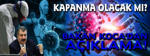 Bakan Koca'dan açıklama