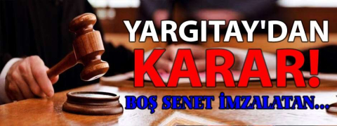 Yargıtay'dan karar