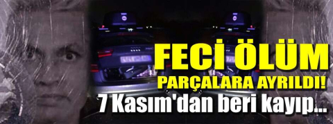 Feci ölüm, parçalara ayrıldı