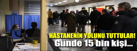 Hastanenin yolunu tuttular!