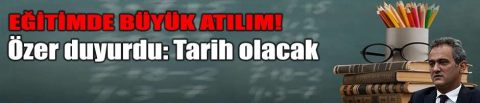 Özer duyurdu: Tarih olacak