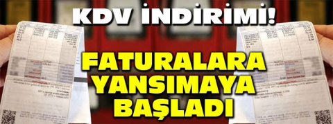 KDV indirimiyle su faturaları daha da düşecek