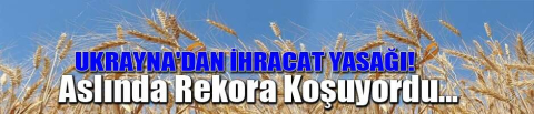 Ukrayna'dan ihracat yasağı!