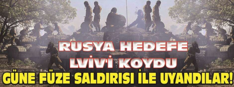 Güne füze saldırısı ile uyandılar! 