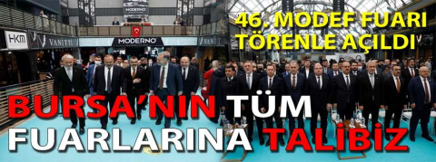 46. Modef Fuarı Törenle Açıldı