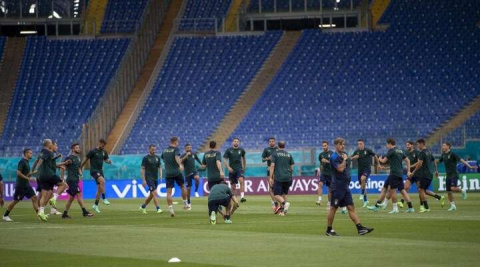 İtalya, Türkiye maçının son çalışmasını gerçekleştirdi