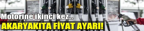 Akaryakıta fiyat ayarı!