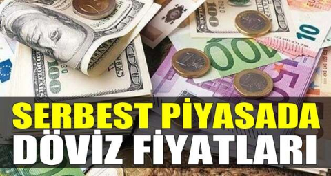 Serbest piyasada döviz fiyatları