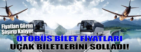 Otobüs bileti fiyatlarına zam geldi!