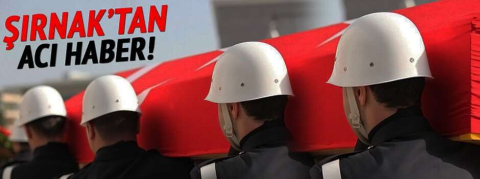 Şırnak'tan acı haber! 