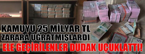 Kamuyu 25 milyar TL zarara uğratmışlardı! 'Demir Yumruk' operasyonunda ele geçirilenler dudak uçuklattı... 