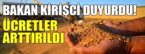 Bakan Kirişci duyurdu!