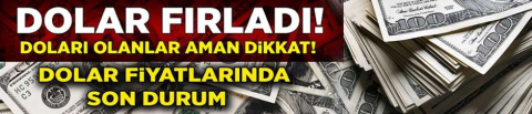 Risk en yüksek seviyede! Dolar/TL kurunda hareketlilik