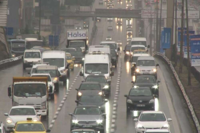 Yağmur trafiği vurdu: Yoğunluk yüzde 56'lara ulaştı