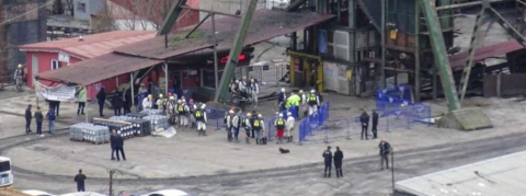 Maden ocağında çalışmalar durdu