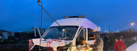  AFAD aracı kaza yaptı: 1 ölü, 9 yaralı