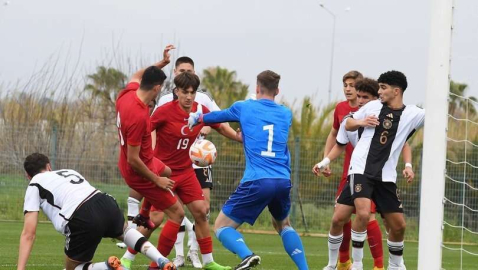 U17'de Almanya'ya 2-1 mağlup olduk