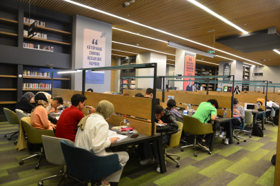 SINAVA ÇALIŞAN GENÇLERE ‘YILDIRIM’ DESTEK