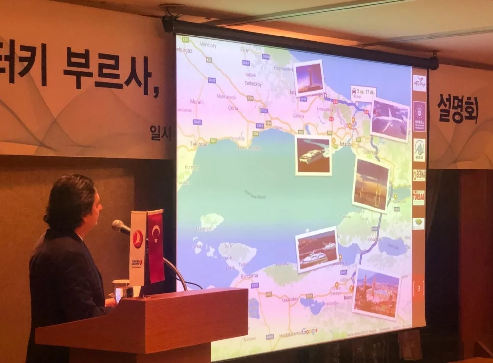 Bursa’nın güzellikleri Güney Kore’de anlatıldı