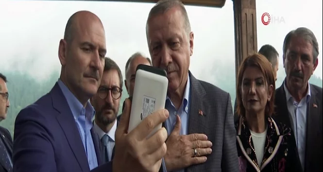 Cumhurbaşkanı Erdoğan, Hacire anne ile görüştü