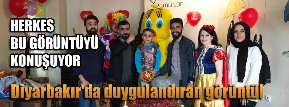 Diyarbakır'da duygulandıran görüntü! Sosyal medya bu sürprizi konuşuyor