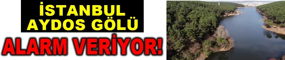 İstanbul Aydos Gölü alarm veriyor