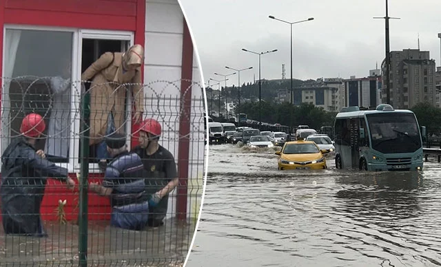 İstanbul sular altında kaldı 