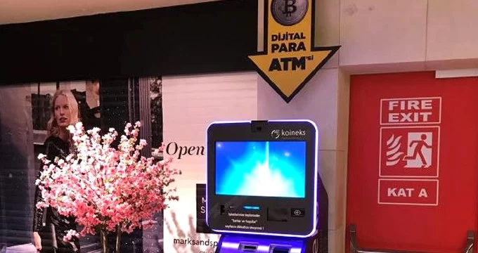 Türkiye'nin ilk Bitcoin ATM'si hizmete girdi